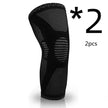 Knitted Sports Knee Pads – Compression Support for Running, Basketball & Cycling