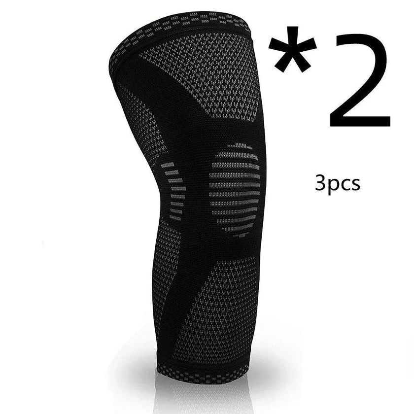 Knitted Sports Knee Pads – Compression Support for Running, Basketball & Cycling