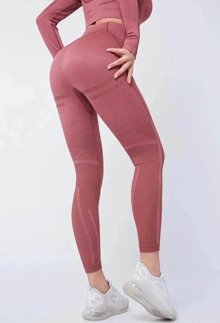 Sports yoga gym pants high waist