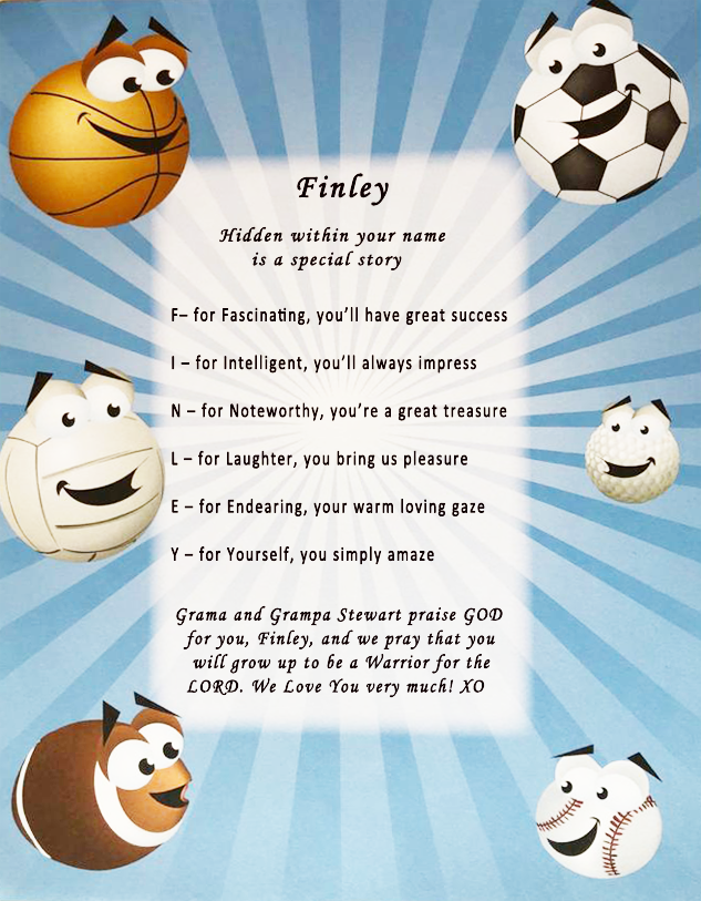 Sports Name Poem
