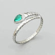 Spring Type Snake Bone Bracelet Ring Suit