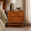 Elara Solid Wood Nightstand