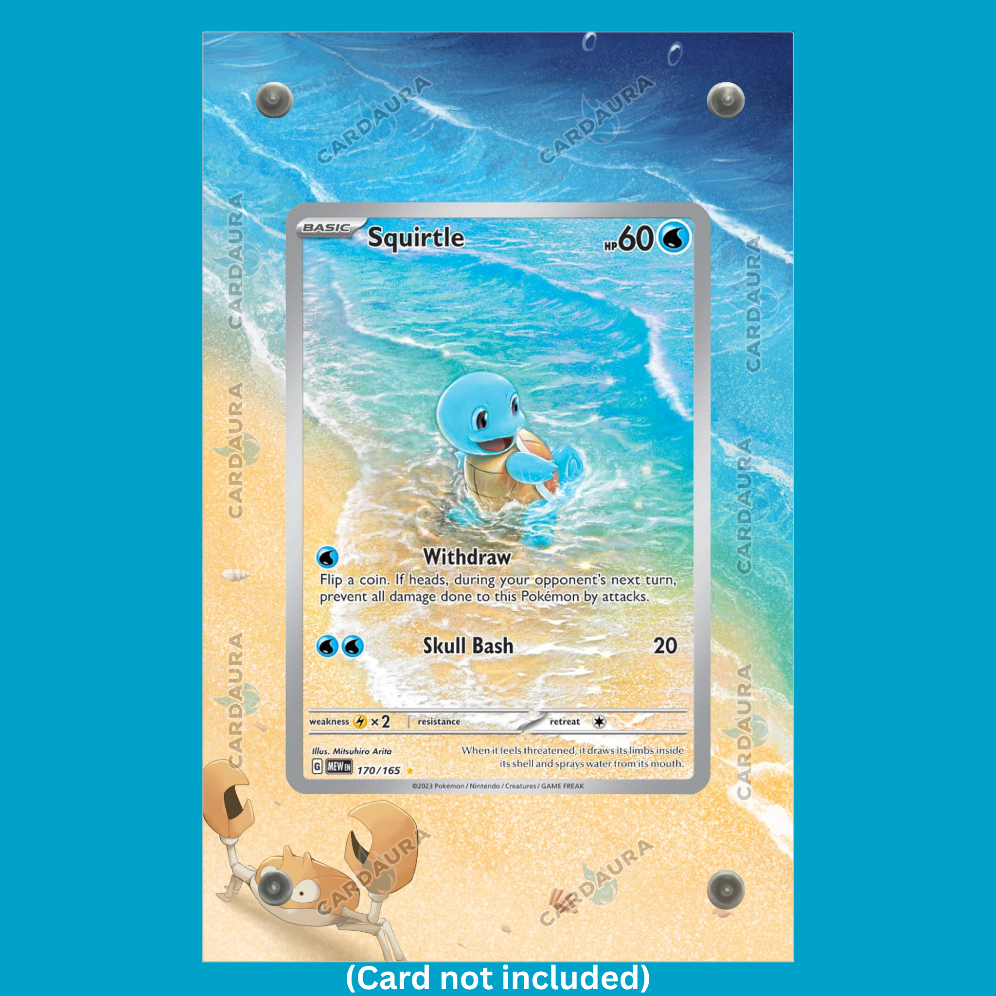 Squirtle 170/165 151 (Ungraded) Display Case