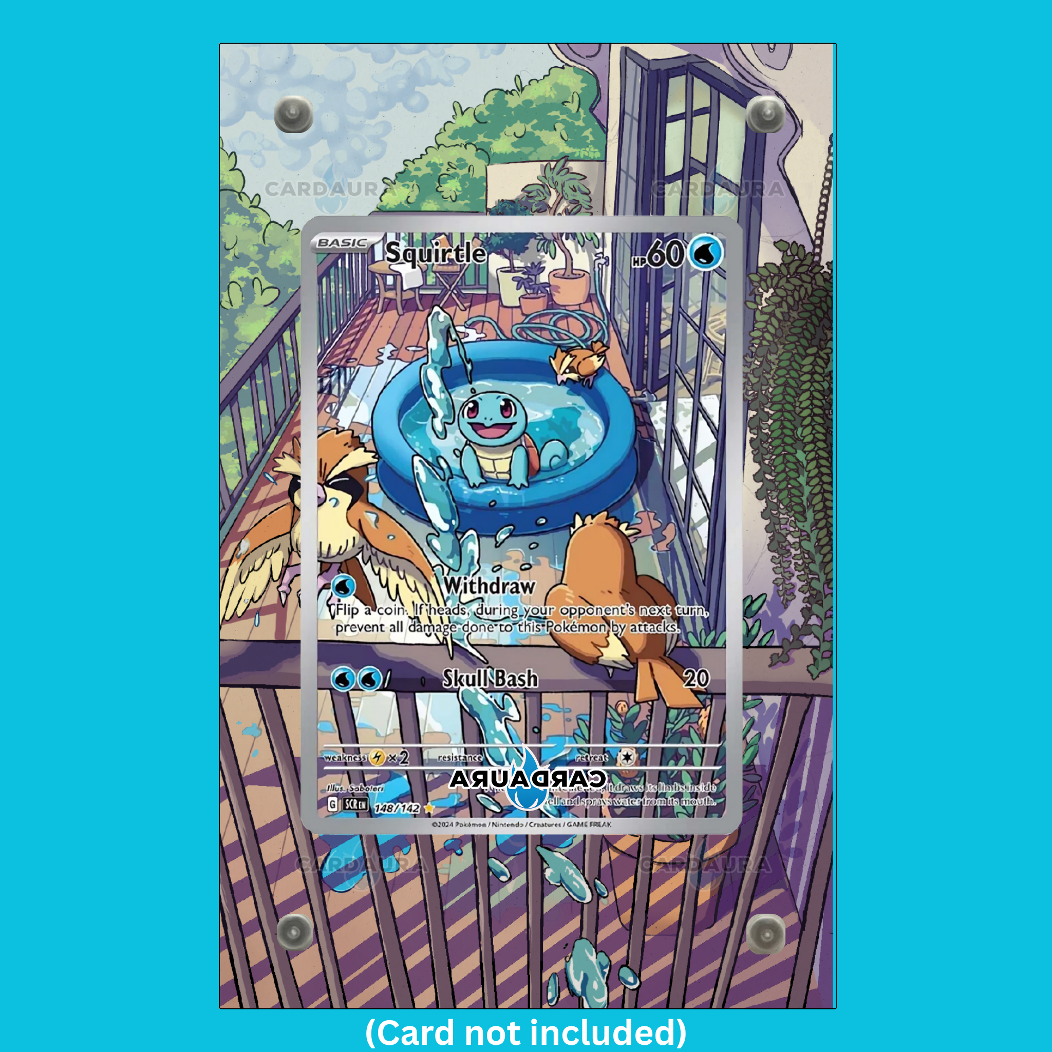 Squirtle 148/142 Stellar Crown (Ungraded) Display Case