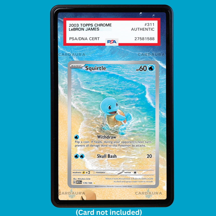 Squirtle 170/165 151 (Graded) Display Case