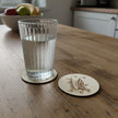 Sous-verres en bois Asclépiade et Monarque - gravés au laser