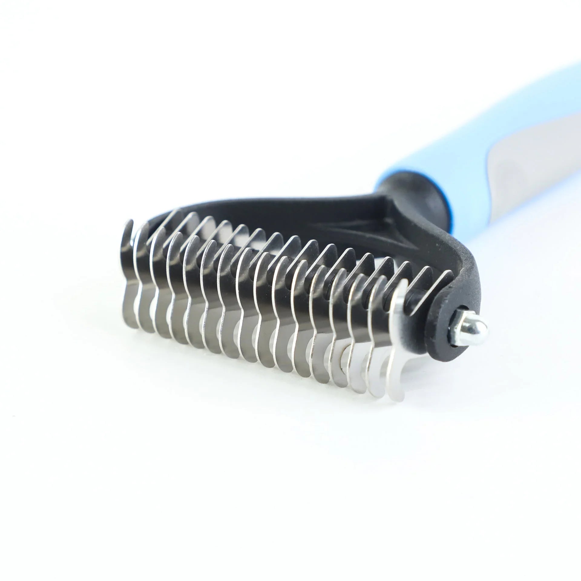 Double-Sided Pet Dematting & Grooming Brush – Stainless Steel Hair Removal Comb for Dogs & Cats | Deshedding Tool