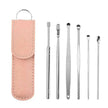 Stainless Steel Ear Pick Double-head Spiral Ear Pick