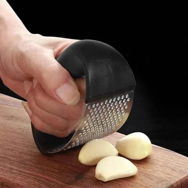Stainless Steel Garlic Masher Garlic Press Household Manual Curve Fruit Vegetable Tools Kitchen Gadgets