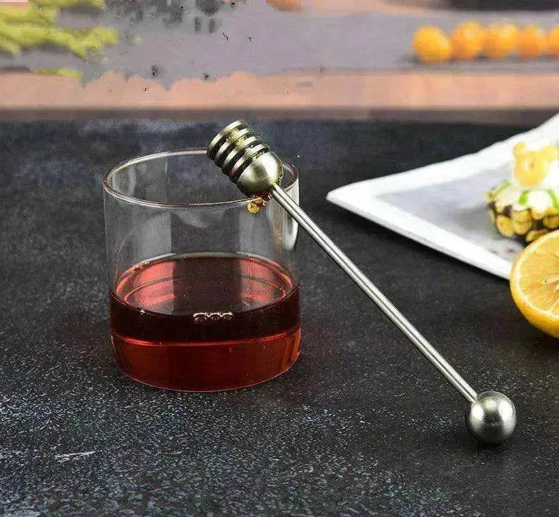 Stainless Steel Honey Spoon Long-handled Stirring Rod Supplies
