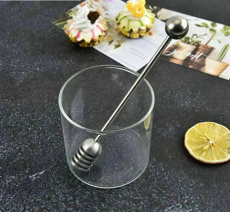 Stainless Steel Honey Spoon Long-handled Stirring Rod Supplies