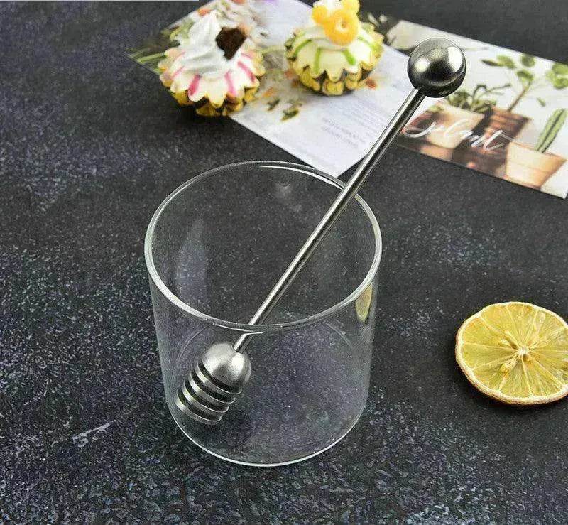 Stainless Steel Honey Spoon Long-handled Stirring Rod Supplies