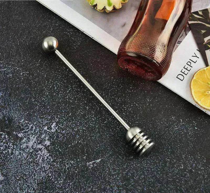 Stainless Steel Honey Spoon Long-handled Stirring Rod Supplies
