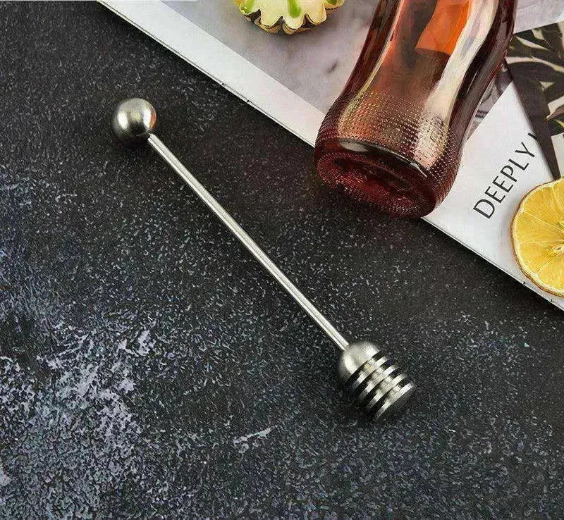 Stainless Steel Honey Spoon Long-handled Stirring Rod Supplies