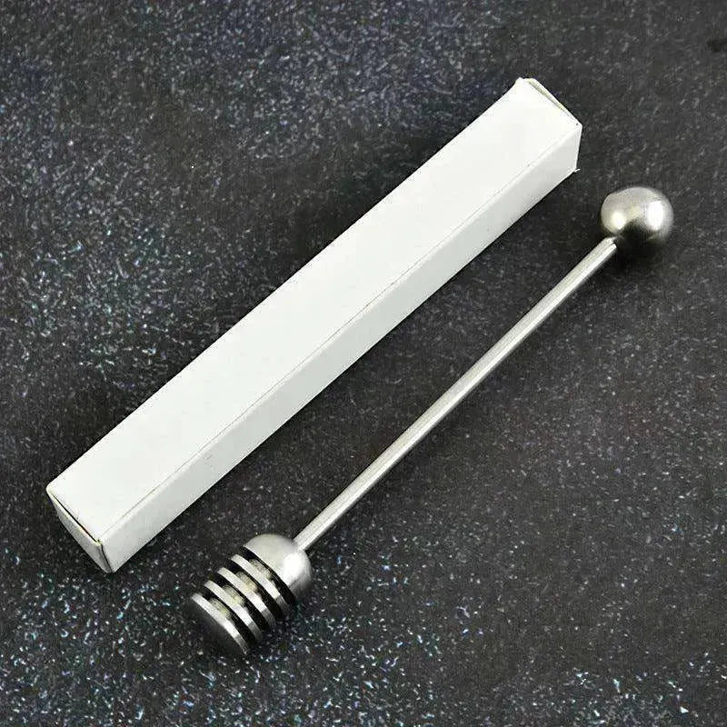 Stainless Steel Honey Spoon Long-handled Stirring Rod Supplies