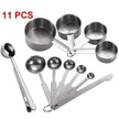 Stainless Steel Measuring Cup & Spoon Set, Stackable Spoons