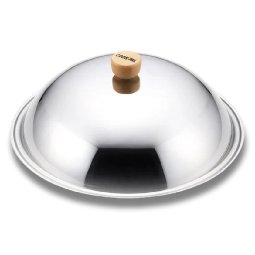 YOSHIKAWA COOK-PAL REN 30CM STAINLESS STEEL LID