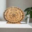 Personalized 4-Track  Cribbage Board – Handcrafted, Custom Engraved & Stand-Up Display