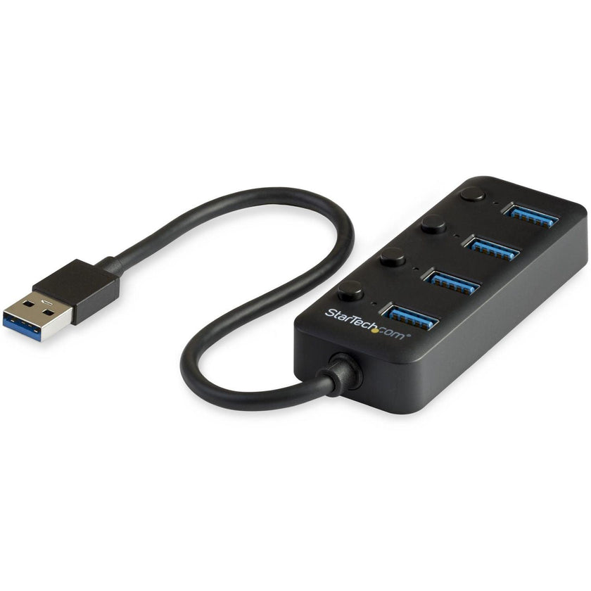 StarTech - 4 Port USB 30 Hub - USB-A to 4x USB 30