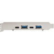 StarTech - 4-Port USB PCIe Card - 10Gbps USB PCI Express Expansion Card with 2 Controllers