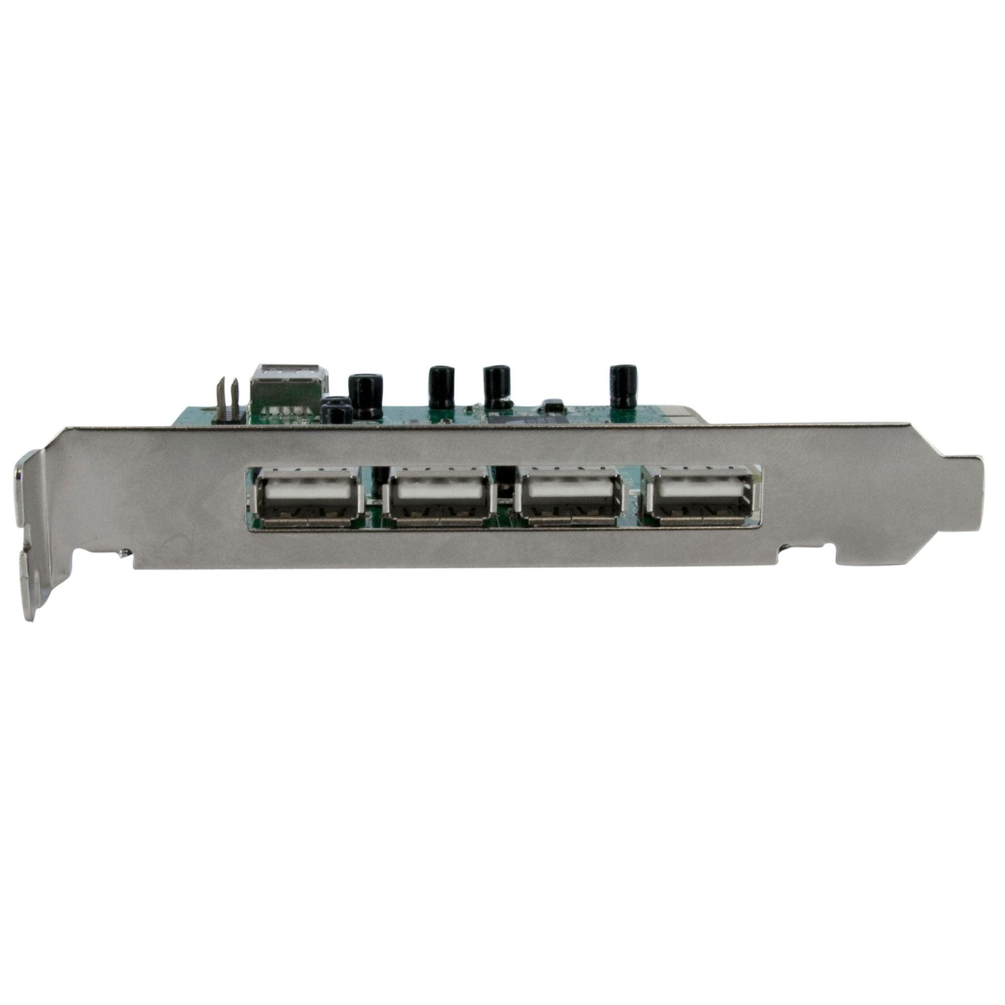 StarTech - Adapter Card 7 Port PCI USB Add 7 USB 20 Ports