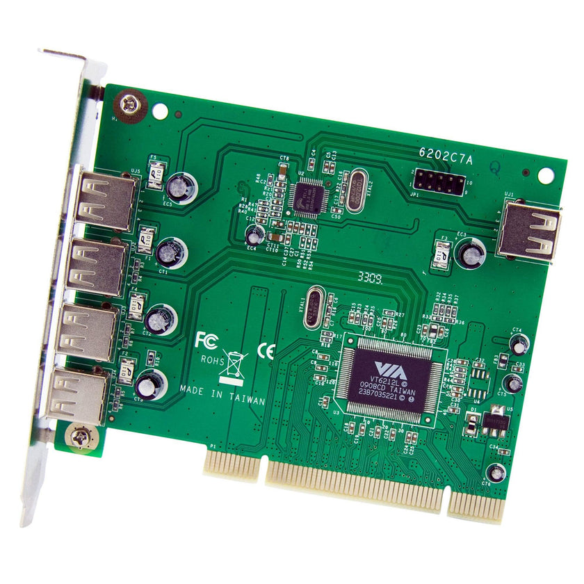 StarTech - Adapter Card 7 Port PCI USB Add 7 USB 20 Ports