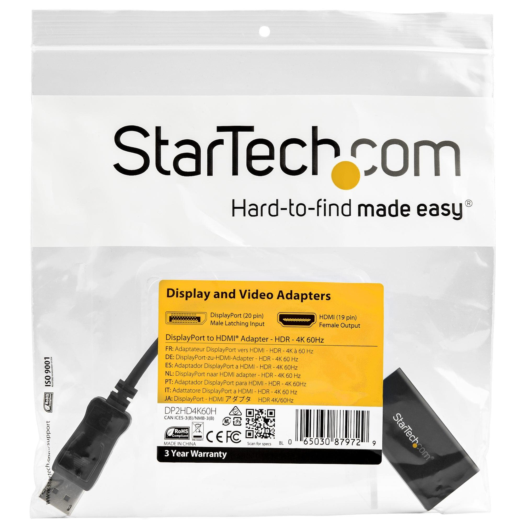 StarTech - Adapter - DisplayPort to HDMI