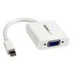 StarTech - Adapter Mini Display Port Male to VGA Female - 1080p - White