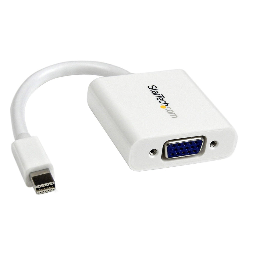 StarTech - Adapter Mini Display Port Male to VGA Female - 1080p - White