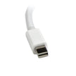 StarTech - Adapter Mini Display Port Male to VGA Female - 1080p - White