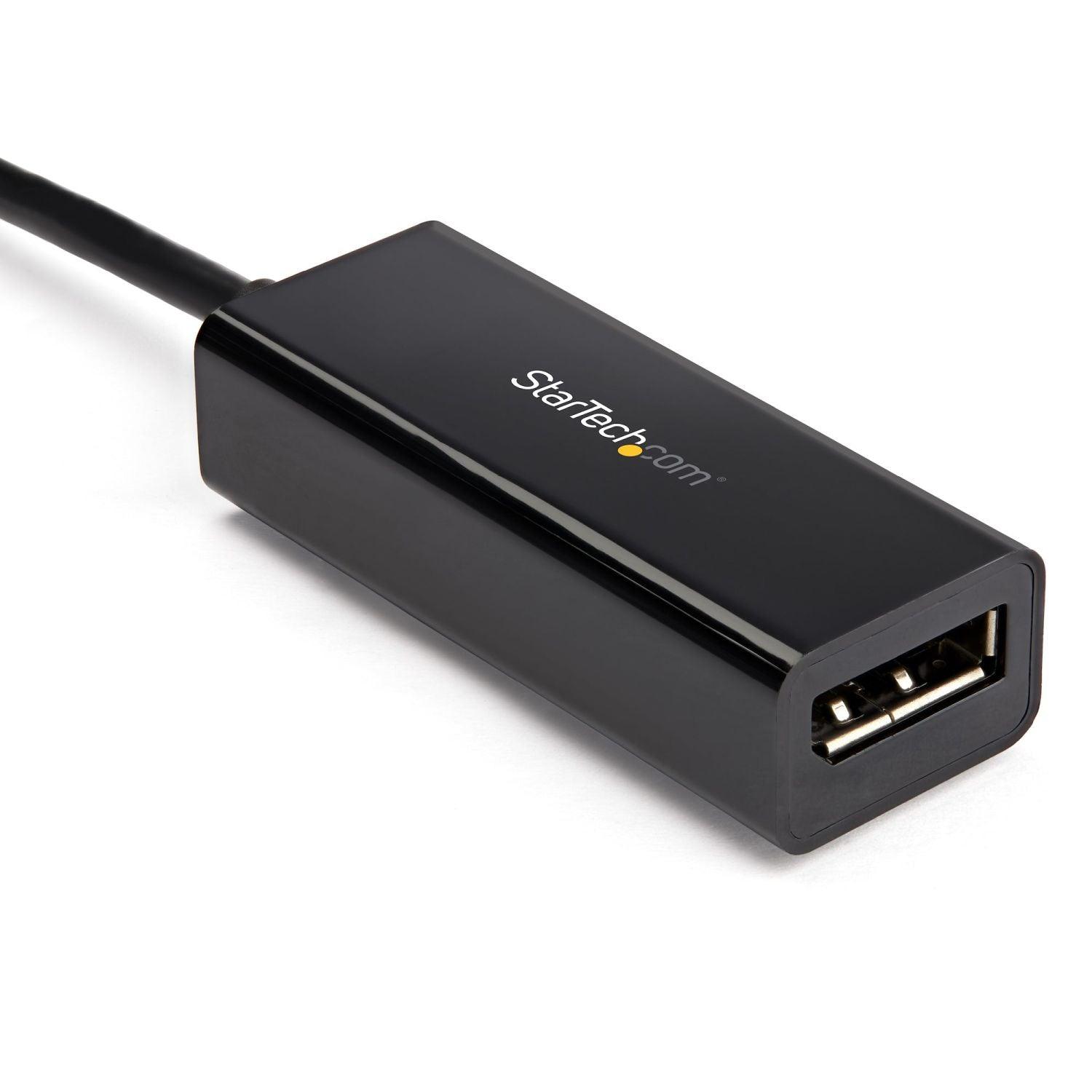 StarTech - Adapter USB C Male to DisplayPort Female- Black (CDP2DP14B)