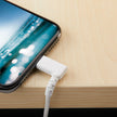 StarTech - Charge & Sync Cable Lightning MFI (Right Angled) to USB-A 6ft Heavy Duty Rugged Aramid Fiber - White