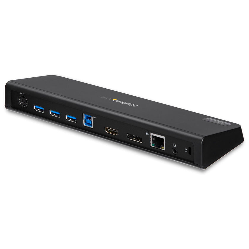 StarTech - Docking Station Dual Monitor USB-A 30 HDMI & 4K - Black