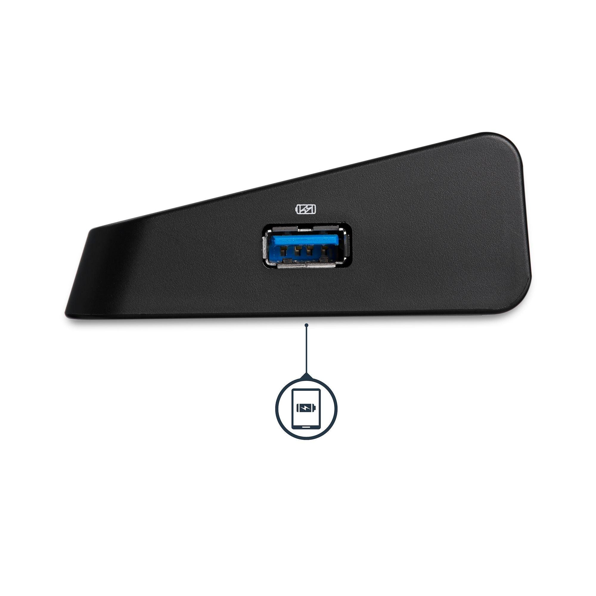 StarTech - Docking Station Dual Monitor USB-A 30 HDMI & 4K - Black