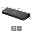 StarTech - Docking Station Dual Monitor USB-A 30 HDMI & 4K - Black