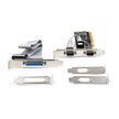 StarTech - Expansion Card PCI Express with 2 Controllers 4 Port 10Gbps USB