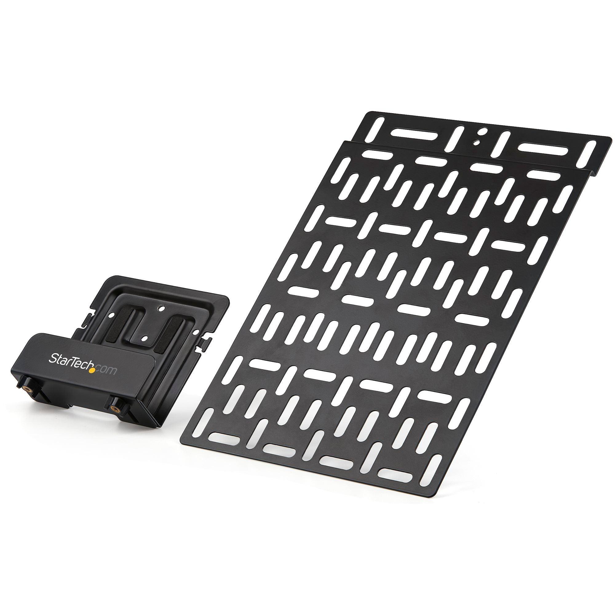 StarTech - Mount Universal Adjustable TV & Wall Mount Bracket - Adjustable Cradle Devices Up to 11 lb - Black