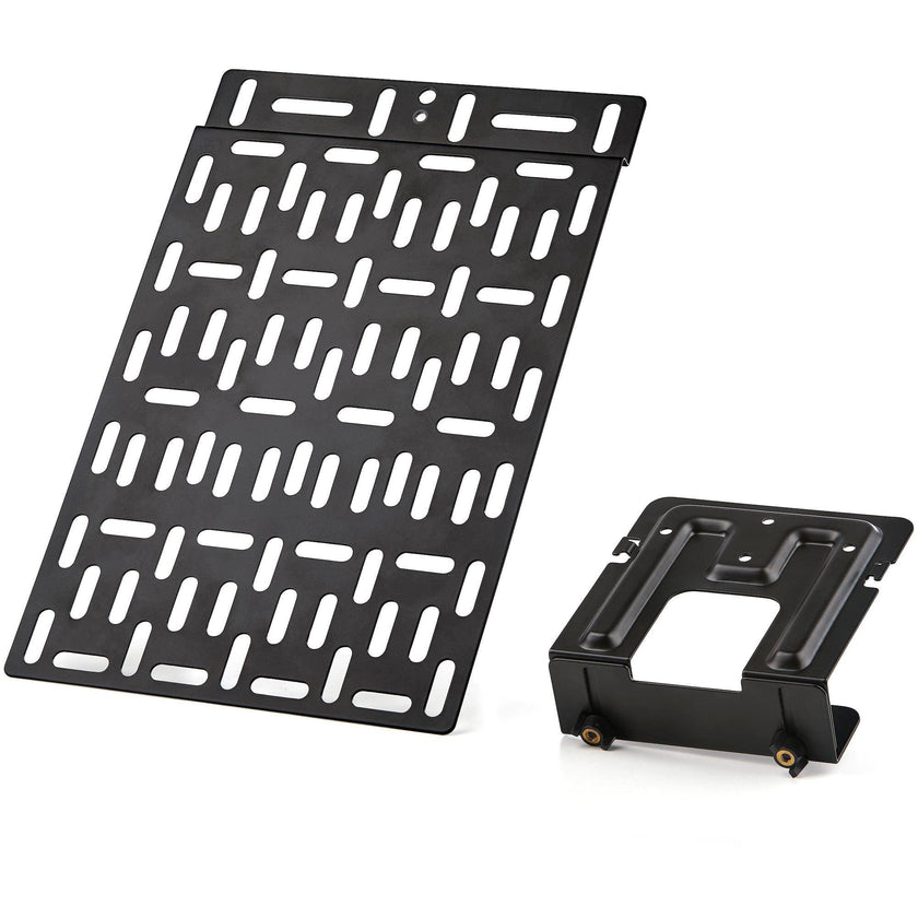 StarTech - Mount Universal Adjustable TV & Wall Mount Bracket - Adjustable Cradle Devices Up to 11 lb - Black