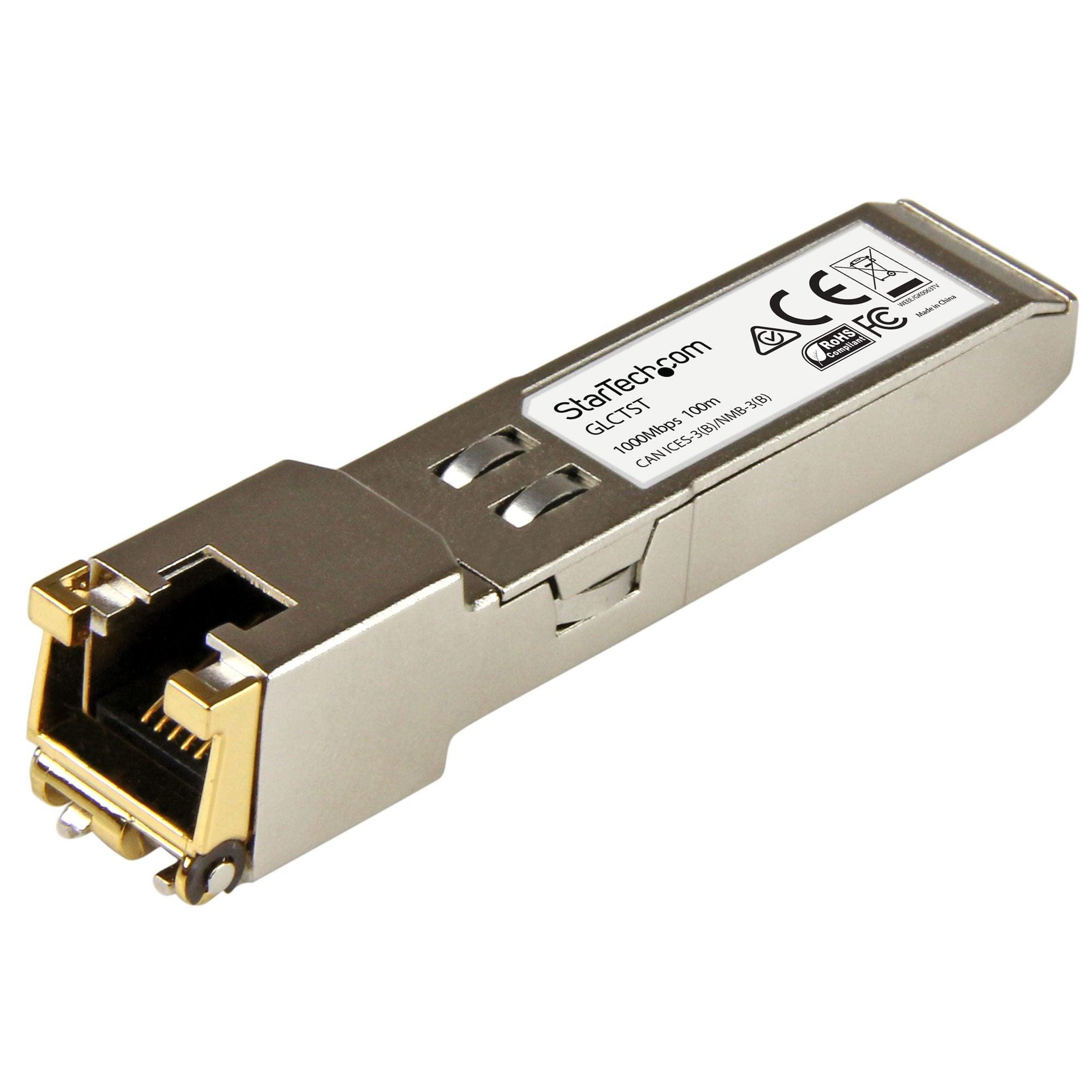 StarTech - Network 10050 Compatible SFP Module - 1000BASE - T - SFP to RJ45 1GE Gigabit Ethernet SFP