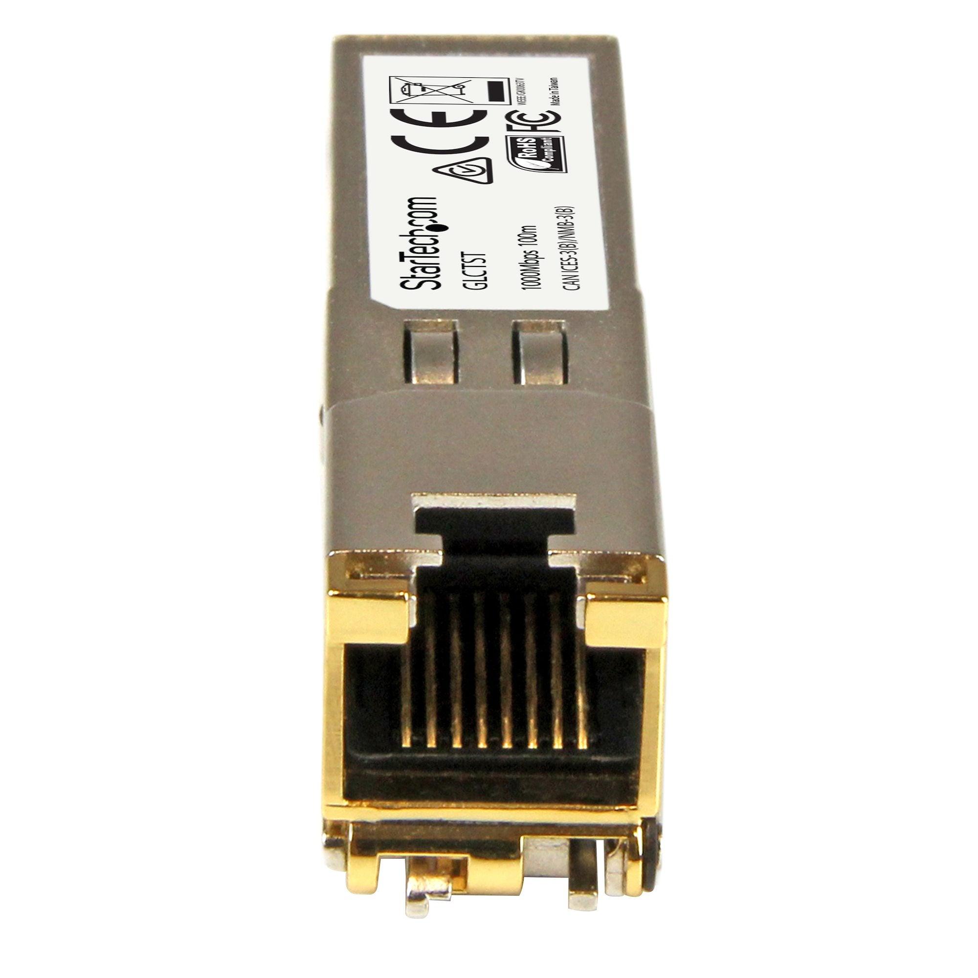 StarTech - Network 10050 Compatible SFP Module - 1000BASE - T - SFP to RJ45 1GE Gigabit Ethernet SFP