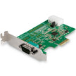 StarTech - Network Serial Adapter Card - 1 - port PCI Express RS232 PCIe to Serial DB9 - 16950 UART - Low Profile