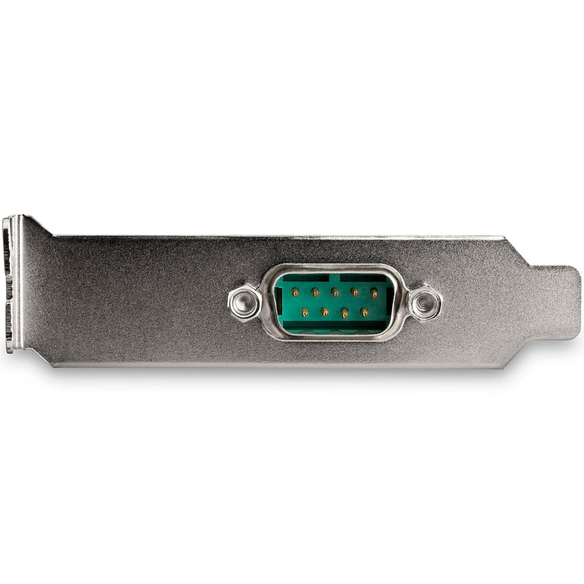 StarTech - Network Serial Adapter Card - 1 - port PCI Express RS232 PCIe to Serial DB9 - 16950 UART - Low Profile