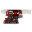 StarTech - PCI Express SuperSpeed USB 30 Card 2 Port with UASP Support - 1internal 1 External