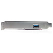 StarTech - PCI Express SuperSpeed USB 30 Card 2 Port with UASP Support - 1internal 1 External