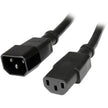 StarTech - Power Cord Heavy Duty Extension 3ft 15A 125V - 14AWG - Black (PXT100143)