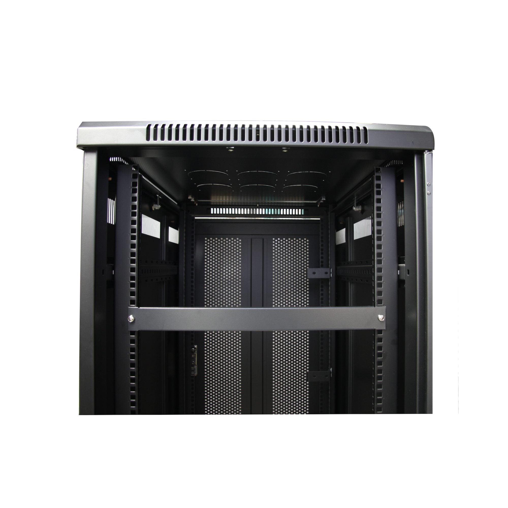 StarTech - Server 1U Rack Blank Panel for 19in Server Racks and Cabinets - Black