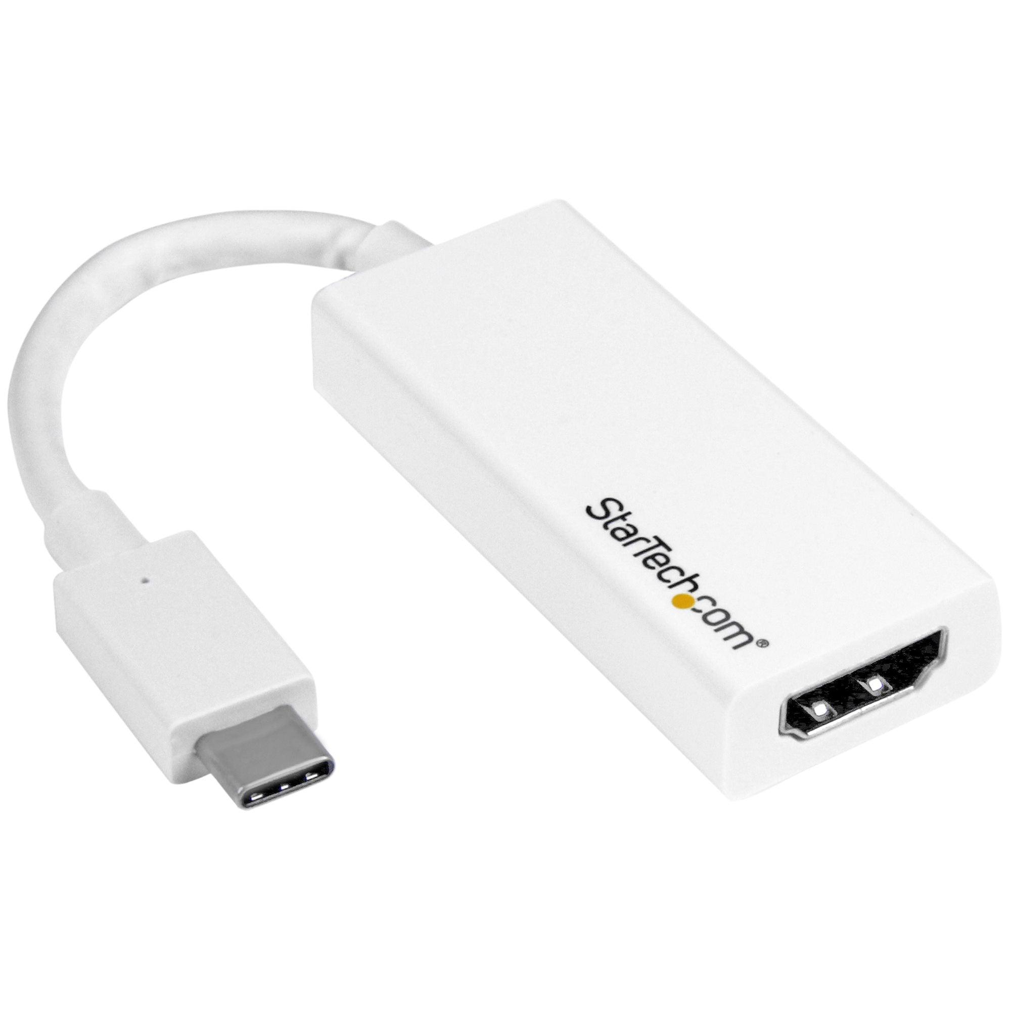 StarTech - USB-C to HDMI Adapter with 4K 30Hz - White