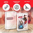 Star Wars Force Link Figurine EVORETRO Clear Acrylic Display Case - Pack of 1
