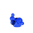 Bubble Crystal Glass Candle Holder - Cobalt Blue Decorative Sculpture