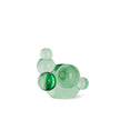 Bubble Crystal Glass Candle Holder - Lovely Green Decorative Sculpture